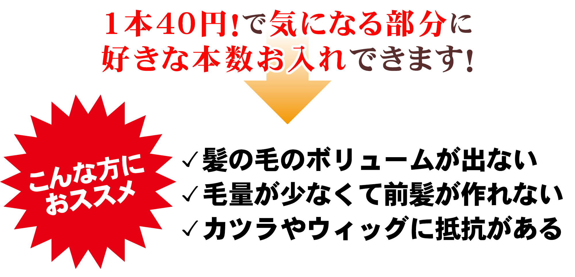 美容室Luster(ラスター)増毛